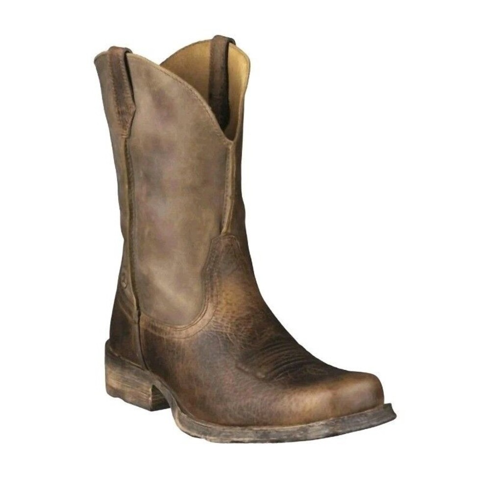 Ariat Rambler Boot Earth Brown Bomber Square Toe Mens Sz 10 D  Western Workwear